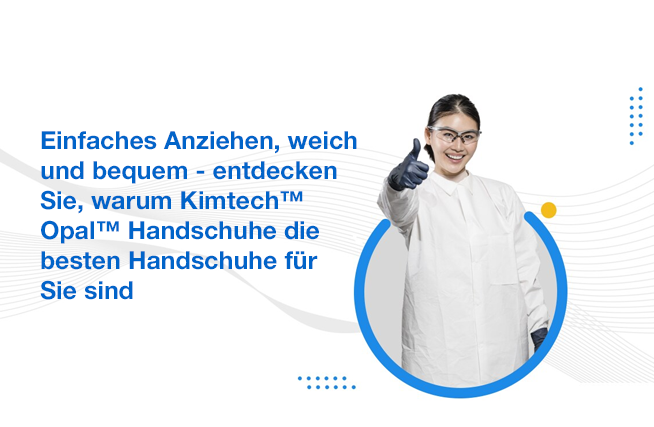 Kimtech&trade; Opal Nitrile Gloves Comfort Without Compromise