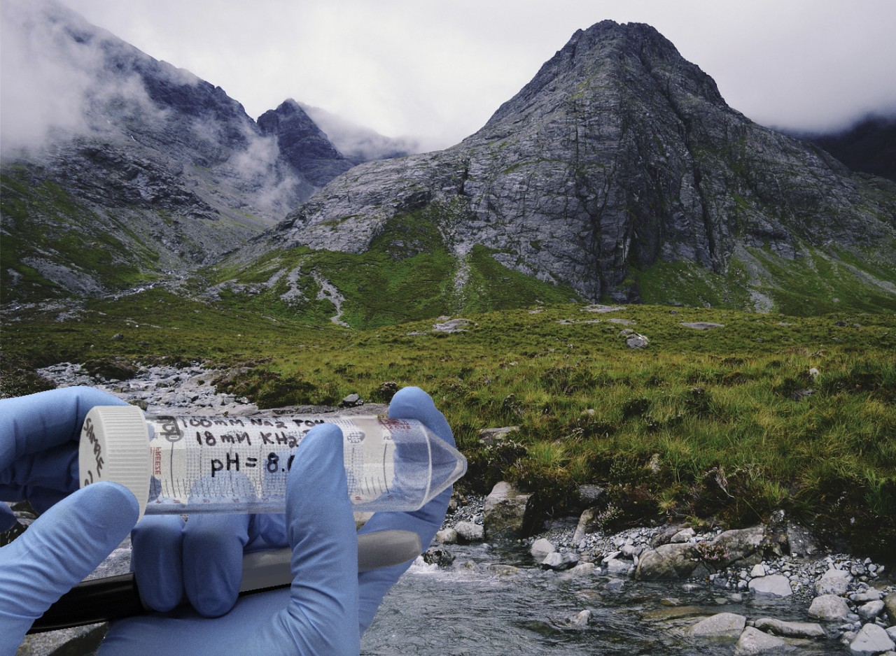 Metal Free Tube Testing in creek